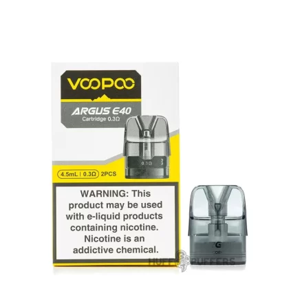 Voopoo Argus E40 Cartridge - Resistance#0.3 ohm>0.45 ohm>0.6 ohm