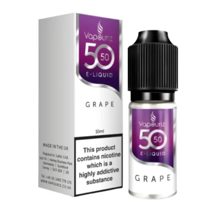 Grape E-Liquid 50/50 Series by Vapouriz (10ml) - 6mg