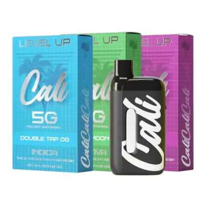 Cali Extrax Level Up Blend Disposable | 5g - Size#5 Gram~Flavor#Cherry Moon Pie (Sativa)>Double Tap OG (Indica)>Sour Runtz (Hybrid)>Cali Gold (Sativa)>Gelato 33 (Hybrid)>Cactus Cooler (Indic