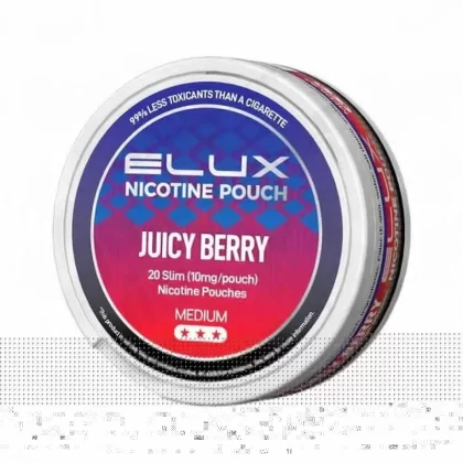 Juicy Berry Blast Nicotine Pouches by Elux