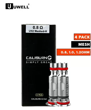 Uwell Caliburn G / G2 Replacement Coils - 0.80 Ohm