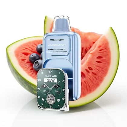 JNR VapeWatch 30000 Puffs 19mL 5% Dual Mesh Blueberry Watermelon - Fumotvapemexico