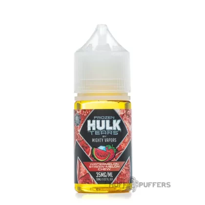 Frozen Hulk Tears Salt – Watermelon Straw-Melon Chew 30mL - Nicotine Strength#35mg>50mg