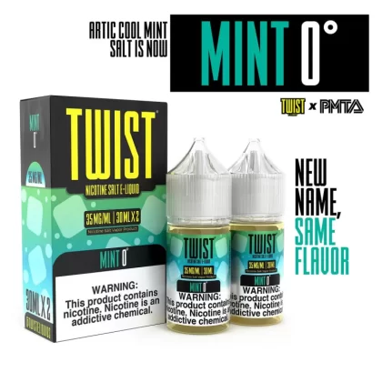 TWIST Salt Nic Premium E-Liquid 30ml 2pk - Tobacco Gold / 50mg - Skullvaping