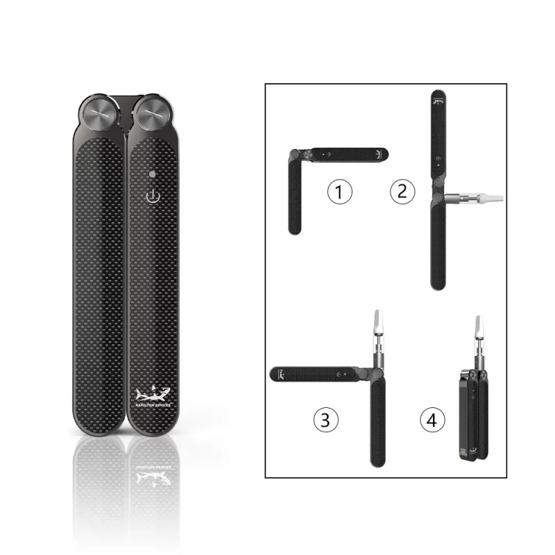 Hamilton Butterfly 510 Thread Vape Cart Battery - Discountvapepen - Image 2