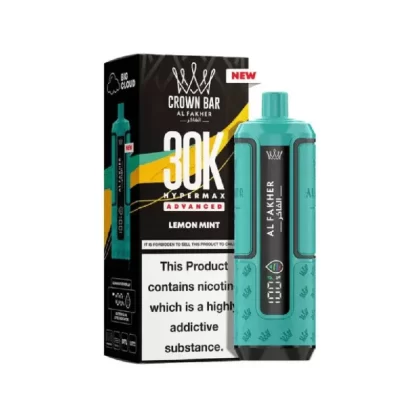 Al Fakher 30K Hypermax Prefilled Pod Kit Lemon Mint - Strength#20mg
