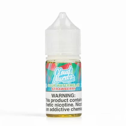 Cloud Nurdz Salts – Iced Sour Watermelon Strawberry 30mL - Motivapeaustralia