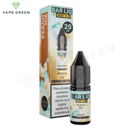 Peach Ice Nic Salt E-Liquid by Zeus Juice Bar Liq - Eliquidsupply