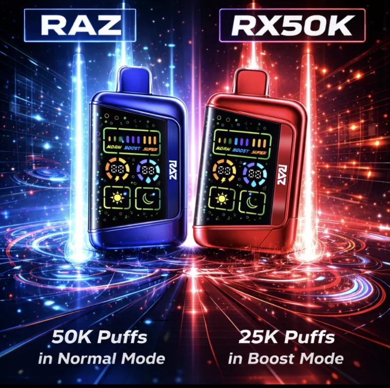 RAZ RX50K - Code Green (Dew Edition) - Vapeciga - Image 2