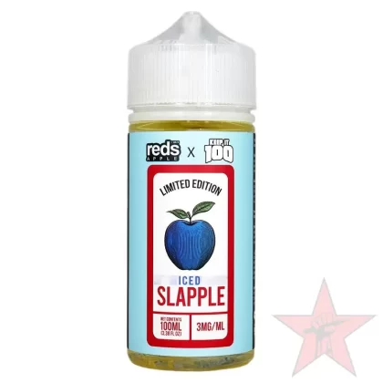 Reds x Keep it 100 – Slapple Iced – 100mL - Vape Product, Vape Product