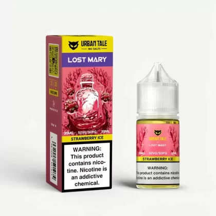 Strawberry Ice – Urban Tale x Lost Mary – Icy Chill Salt Nic - Uwinvapeaustralia