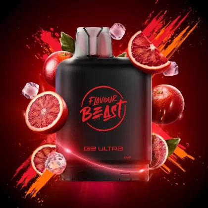 LEVEL X G2 ULTRA – FLAVOUR BEAST 50k – BANGIN ‘ BLOOD ORANGE