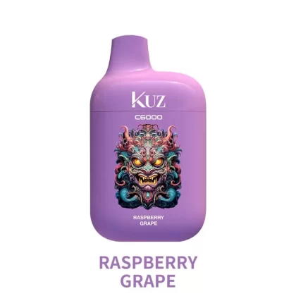 KUZ C6000 PUFFS – RASPBERRY GRAPE - Ozvapeone (71AFFC)