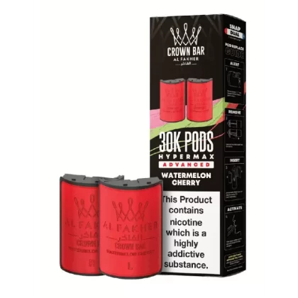 Al Fakher 30k Hypermax Prefilled Pods Watermelon Cherry - Strength#20mg