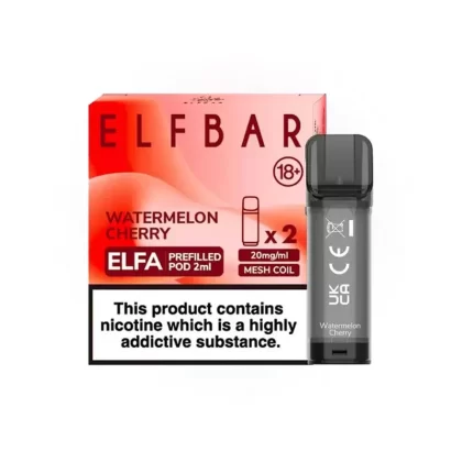 Elf Bar ELFA Watermelon Cherry Pods (2 Pack) - Ecigpremium