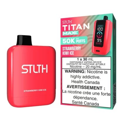 STLTH Titan Max Disposable Vape Device - Strawberry Kiwi Ice - 20mg/ml