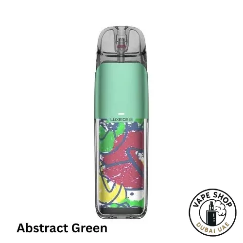 VAPORESSO Luxe Q2 SE Kit 1000mAh Pod System in Dubai, UAE - Abstract Green, Digital Blue (F76CC4) - Image 2