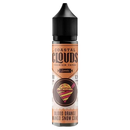 BLOOD ORANGE MANGO SNOW CONE E LIQUID BY COASTAL CLOUDS – SWEETS 50ML 70VG