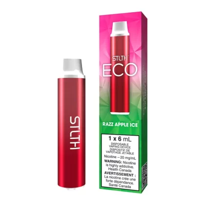 STLTH ECO Disposable Vape Device - Razz Apple Ice - 20mg/ml