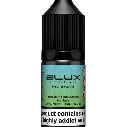 Elux Legend Blueberry Bubblegum Nic Salt Vape Juice - 20mg
