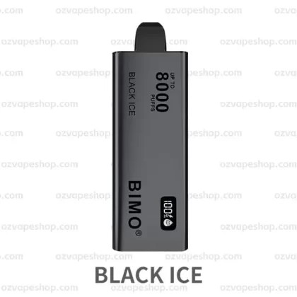 BIMO 8000 Puffs- BLACK ICE - Ozvapeone (F1295A)