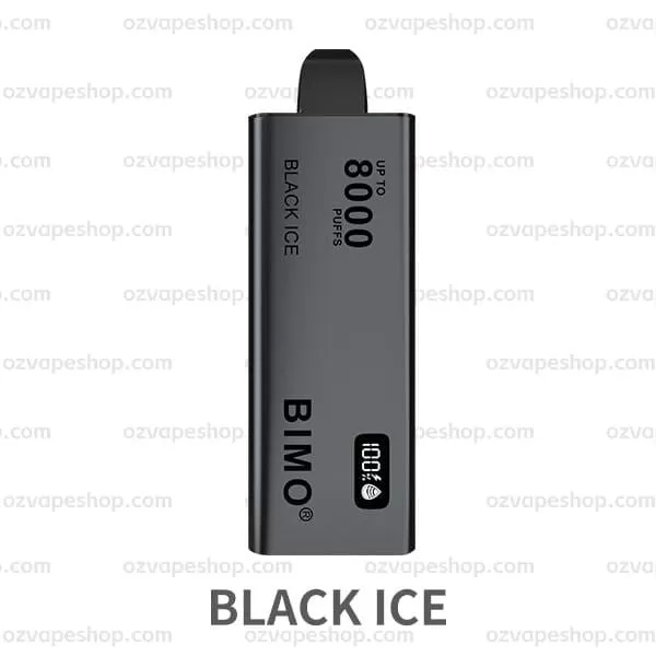BIMO 8000 Puffs- BLACK ICE - Ozvapeone (F1295A)
