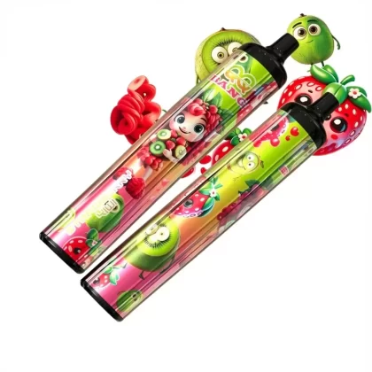 QQ Bang 30000 Puffs Crystal Pen Design 30k Vape Dual Mesh - Random Flavors(Minimum 2 Pieces), Watermelon Ice; 3-nicotine, 2-nicotine (7A97A3)