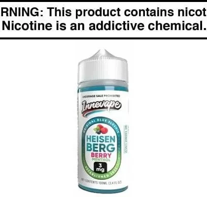 HEISENBERG BERRY MENTHOL BY INNEVAPE 100ML - Vapejuice