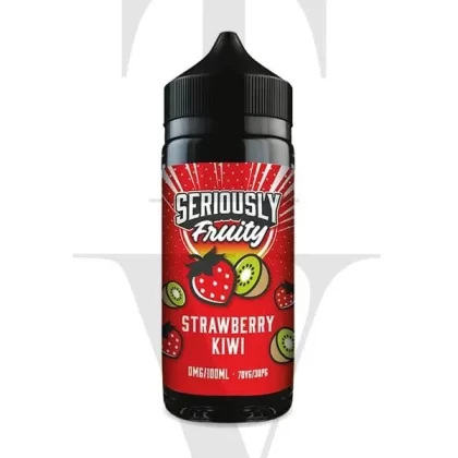 SERIOUSLY FRUITY STRAWBERRY KIWI SHORTFILL E-LIQUID BY DOOZY VAPE