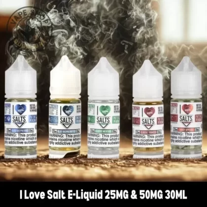 I Love Salt E-Liquid 25MG & 50MG 30ML - Blue Raspberry, Blue Raspberry Ice; Vape Product, Vape Product (6FB65D)