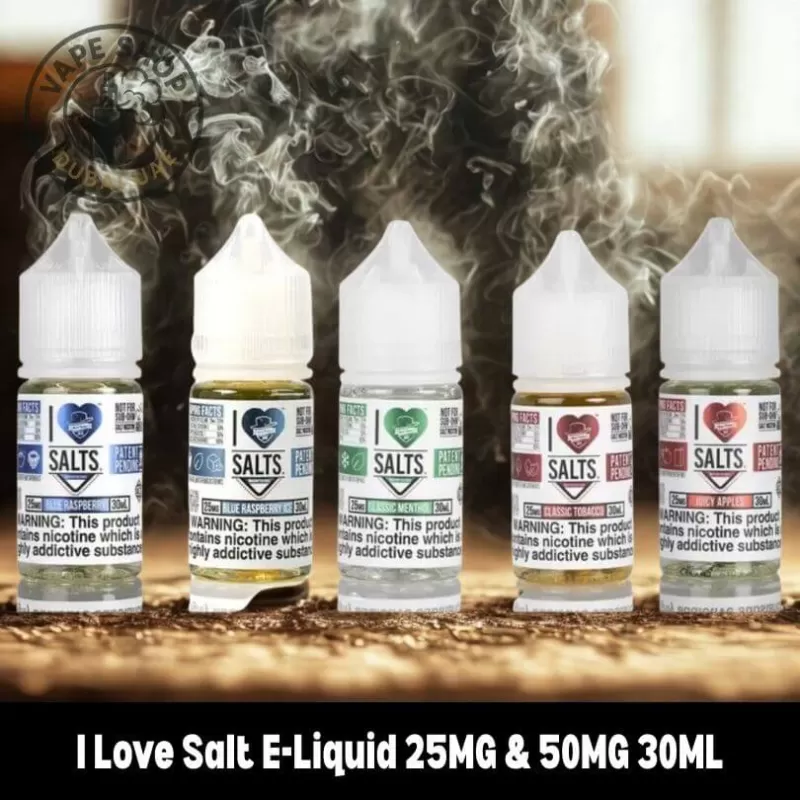 I Love Salt E-Liquid 25MG & 50MG 30ML - Blue Raspberry, Blue Raspberry Ice; Vape Product, Vape Product (6FB65D)