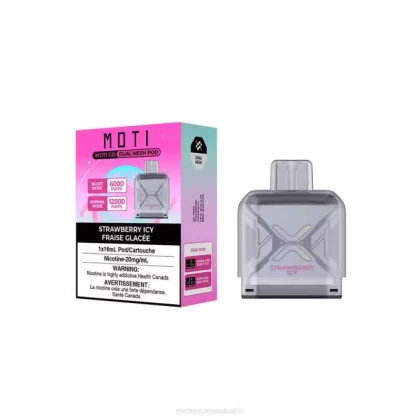 MOTI vape disposable Australia – MOTI Go Pro Disposable Pod Strawberry Icy 6422T95