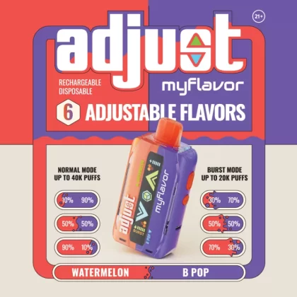 adjust myflavor 40K Disposable Device - 40000 Puffs - Mixed Mint