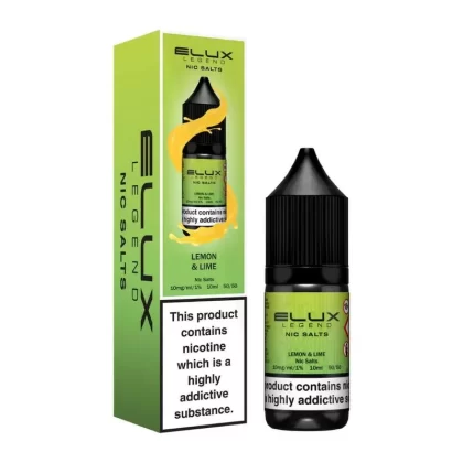 Elux Legend Lemon & Lime Nic Salt E-Liquid - Nicotine Strength#5mg>10mg>20mg
