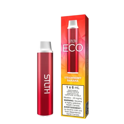 STLTH ECO - Strawberry Banana - 20 mg/mL (wholeseller) - Excise ON, 20 mg/mL - ON (2E6DEE)