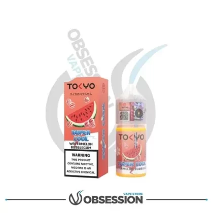 Super Cool Series Watermelon Bubblegum Salt By Tokyo | 30ml