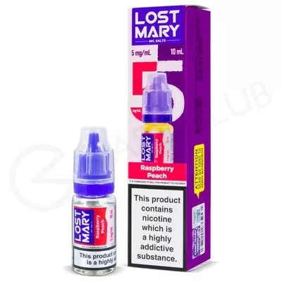 Raspberry Peach Nic Salt E-Liquid by Lost Mary - Ecigpremium