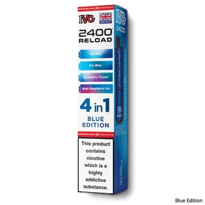 Blue Edition Prefilled Pods by IVG 2400 - 20 mg/ml (F77B7B)
