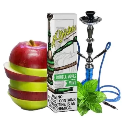 AL Shisha Double Apple Mint Saltnic - NICOTINE#3.5% (89E75F)