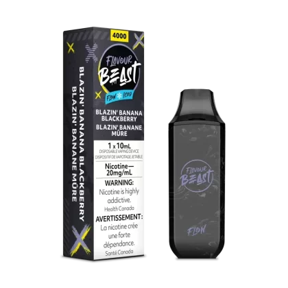 Flavour Beast Flow Rechargeable Disposable 4000 Puffs – Blazin’ Banana Blackberry Iced