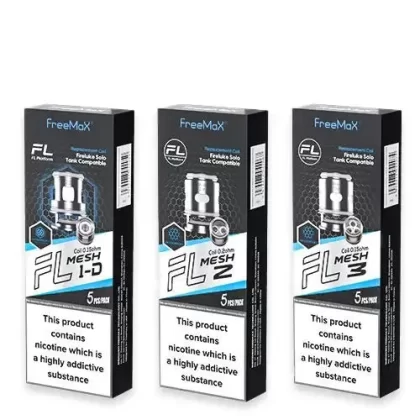 Freemax Fireluke Solo FL Mesh Coils - 5 Pack; FL1 0.15 Ohms, FL2 0.2 Ohms (D3770E)