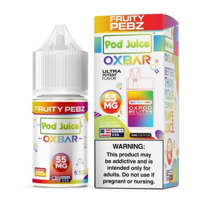 Pod Juice SALT Synthetic E-Liquid 30ml - Fruity Bears FREEZE / 20mg - Skullvaping