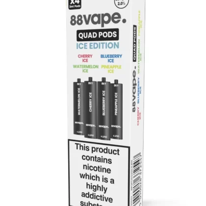 88Vape Quad Ice Edition Pods (x4) - 88Vape