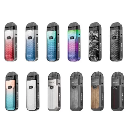 SMOK Nord 5 80W Pod Kit - 7-Color Dart, Beige White Leather