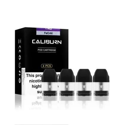 Uwell Caliburn Replacement Pods – 1.4 Ohm – 2.0ml – 4 Pack