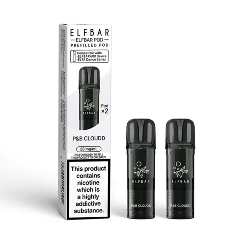 Elf Bar 600 Prefilled Pod P&B Cloudd - 20mg