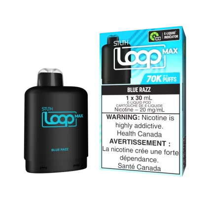 STLTH LOOP MAX Pod Pack - Blue Razz - 20 mg/mL (wholeseller) (SK) - Excise FED