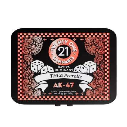 Twenty One Cannabis THC-A Pre-rolls – 5ct
