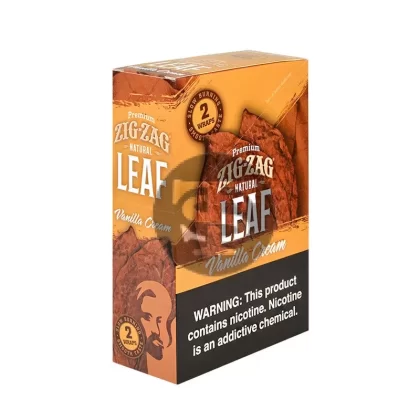 Zig Zag Natural Leaf Wraps, 25x2ct Vanilla Cream
