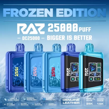 RAZ LTX 25K Puff "Frozen Edition" Disposable Device – 25000 Puffs - Frozen Banana